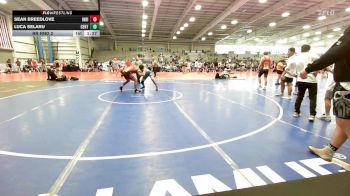 170 lbs Rr Rnd 2 - Sean Breedlove, Indiana Outlaws White vs Luca Selaru, CentralMD Blue