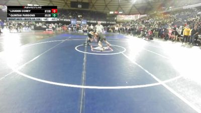 Boys 4A 106 lbs Cons. Round 4 - Quintan Parsons, Arlington vs Louden Corey, Mt. Si