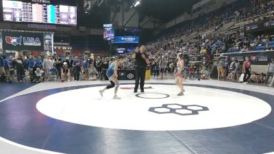 110 lbs Champ. Rd Of 16 - Annabelle Mueller, Illinois vs Riley Karwowski, Pennsylvania