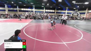 66 lbs Round Of 16 - Thea Gillis, Alavanca vs Nehemiah Cortez, Gilroy Hawks