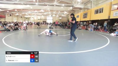 110 lbs 3rd Place - Brady Full, Mat Assassins Red vs Lucas Reeves, The Hunt Wrestling Club