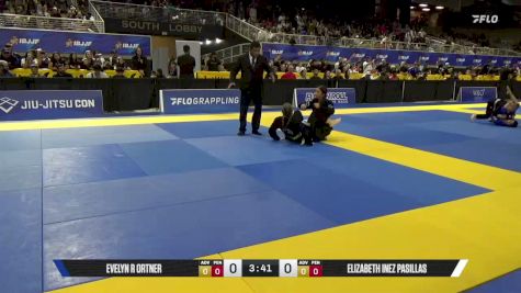Evelyn R Ortner vs Elizabeth Inez Pasillas 2026 Pan Kids Jiu-Jitsu IBJJF Championship