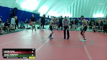 80 lbs Round 2 (8 Team) - Jacob Puma, Neighborhood Wrestling vs Raige Morrison, Donahue WA Blue