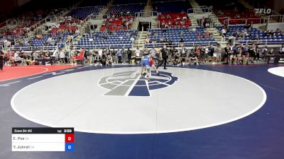 120 lbs Cons 64 #2 - Elijah Poe, CA vs Yousef Jubrail, CA