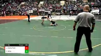 2 - 170 lbs Semifinal - Johnny Satterfield, Union vs Chase Miller, Glenvar