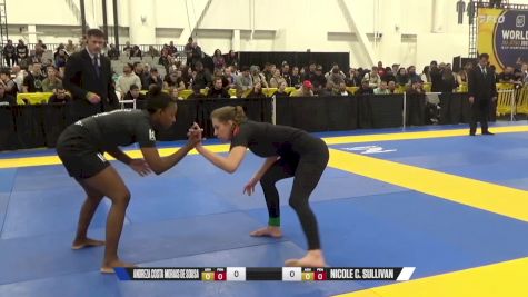 Andreza Costa Morais De Sousa vs Nicole C. Sullivan 2024 World IBJJF Jiu-Jitsu No-Gi Championship