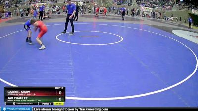 98 lbs Cons. Round 1 - Jax Chaulet, Basin Bulldog Youth Wrestling vs Gabriel Shaw, Steelclaw Wrestling Club