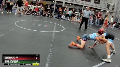 84 lbs Round 5 (8 Team) - King Hawkins, Mat Assassins White vs Paxton Bylin, Team Gotcha