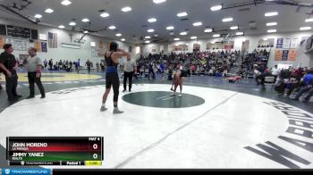 150 lbs Cons. Round 3 - John Moreno, La Mirada vs Jimmy Yanez, Rialto