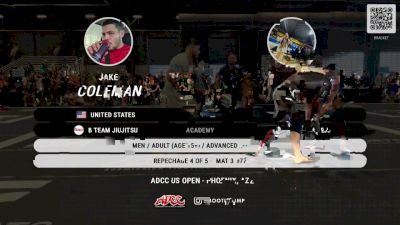 Nathan Hagberg vs Jake Coleman 2024 ADCC Phoenix Open