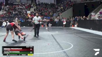 110 lbs Semifinal - Brenna Prendergast, Great Bend vs Madilynn Borders, Effingham