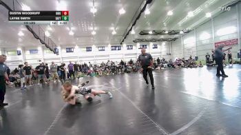 102 lbs Semifinal - Dustin Woodruff, Ohio Gold - MS vs Layne Smith, Dayton Bandits - MS