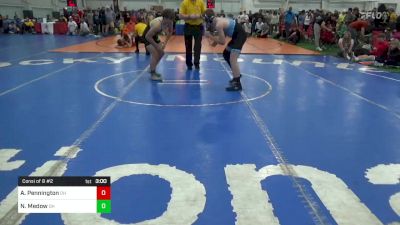 S-150 lbs Consi Of 8 #2 - Andrew Pennington, OH vs Nick Medow, OH