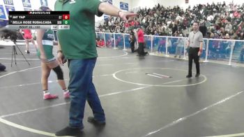 105 lbs Champ. Round 1 - Bella Rose Rubalcaba, Schurr vs Jay Yap, South Torrance