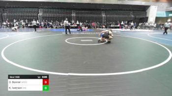 138 lbs Consi Of 16 #1 - Daxton Bonner, Wasatch vs Kieson Iwerson, Choctaw