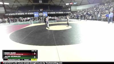 63 lbs Quarterfinal - Jacob Aguinaldo, NWWC vs Riddic Bunn, Victory Wrestling-Central WA