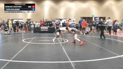 100 lbs 1st Place Match - Angelina Qualtieri, Estebuilt WC vs Kate Hollinger