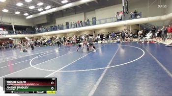 69 lbs Round 1 (16 Team) - Anson Bradley, Stallions vs Trig Klingler, Sanderson Wrestling Academy