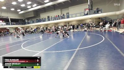 69 lbs Round 1 (16 Team) - Anson Bradley, Stallions vs Trig Klingler, Sanderson Wrestling Academy