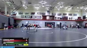 165 lbs Cons. Round 3 - Leo Mushinsky, Mary vs Connor Weeks, Belmont Abbey