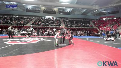 46 lbs Quarterfinal - Axton Berry, Coweta Tiger Wrestling vs Trenton Pilant, Keystone Wrestling Club