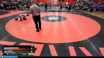 138 lbs Champ. Round 3 - Jacob Redington, FREEPORT (HS) vs Liam Kelly, Chicago (MT. CARMEL)