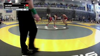 132 lbs Cons. Semi - Ian Berry, Columbia City vs Jordan Henderson, Indian Lake
