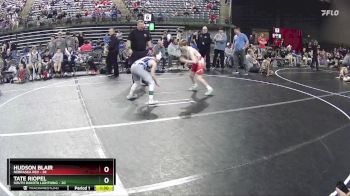 105 lbs Finals (8 Team) - Tate Riopel, South Dakota Lightning vs Hudson Blair, Nebraska Red