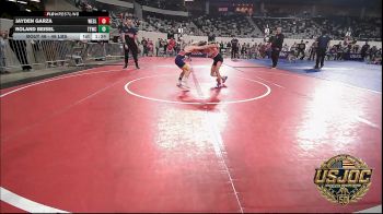46 lbs 3rd Place - Jayden Garza, Wesley Wrestling Club vs Roland Beisel, Team Tulsa Wrestling Club