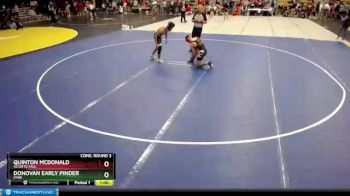 152 lbs Cons. Round 3 - Donovan Early Pinder, Park vs Quinton McDonald, Oconto Fall