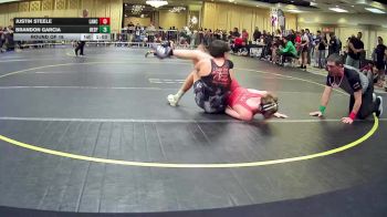 120 lbs Round Of 16 - Justin Steele, Lancer WC vs Brandon Garcia, Hesperia HS