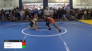 120 lbs Consolation - Jamale Crockett, Erie Prep vs Dominic DiTullio, Mason-OH