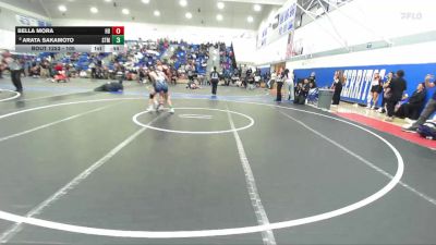 105 lbs Cons. Semi - Bella Mora, Huntington Beach vs Arata Sakamoto, Santa Monica