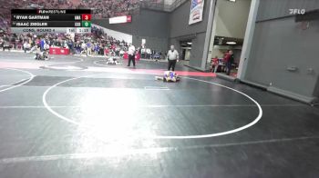 90 lbs Cons. Round 4 - Ryan Gartman, Askren Wrestling Academy vs Isaac Ziegler, Lodi Wrestling Club