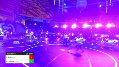 72 lbs Consolation - Everlie Cole, Maize WC vs Emily Johnson, Unattached