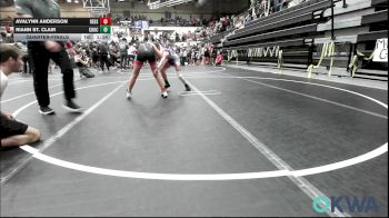 91 lbs Quarterfinal - Avalynn Anderson, Redskins Wrestling Club vs Riann St. Clair, Choctaw Ironman