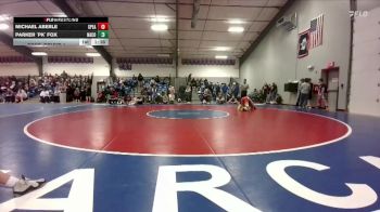 126 lbs Cons. Round 4 - Parker `pk` Fox, Natrona County vs Michael Aberle, Spearfish