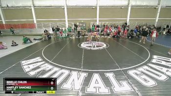 96 lbs Round 2 (4 Team) - Hartley Sanchez, Idaho vs Brielle Childs, Utah Red