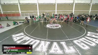 96 lbs Round 2 (4 Team) - Hartley Sanchez, Idaho vs Brielle Childs, Utah Red