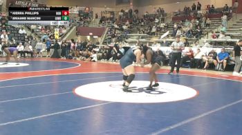 5A 190 lbs Quarterfinal - Brianne Mancini, Greenwood High School vs Kierra Phillips, Robinson