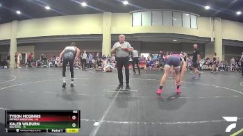 155 lbs Round 1 (6 Team) - Tyson McGinnis, Patriot Wrestling vs Kaleb Wilburn, Bad Bass