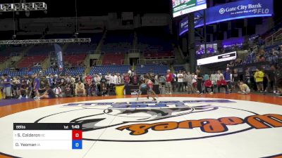 88 lbs Quarters - Stephano Calderon, SC vs Damien Yeoman, IA