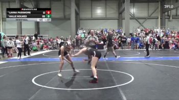 110 lbs Semifinal - Halle Holmes, Frontenac vs Lahna Passmore, Chase County