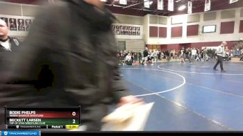 75 lbs Quarterfinal - Beckett Larsen, Top Of Utah Wrestling Club vs Bodie PHELPS, WEBER WARRIOR WRESTLING
