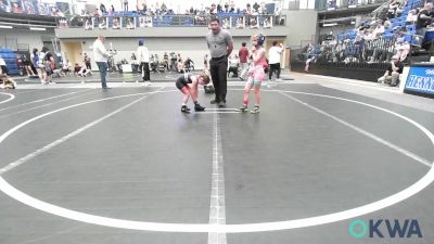 60-66 lbs Rr Rnd 3 - Safari Castor, Woodward Youth Wrestling vs Ayva House, Hinton Takedown Club