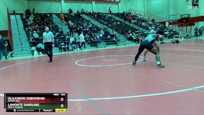 165 lbs Cons. Semi - Lamonte Sandling, Grays Harbor vs Olajuwon Sobomehin, Pacific (OR)