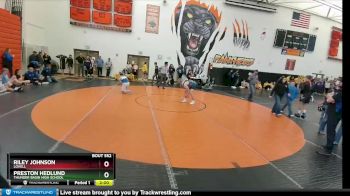 138G Round 1 - Riley Johnson, Lovell vs Preston Hedlund, Thunder Basin High School