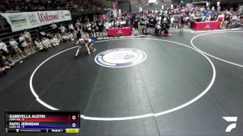 125 lbs Round 3 (16 Team) - Gabryella Austin, SJWA-GR vs Faith Jernigan, LAWA-GR