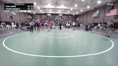 165 lbs Champ. Round 2 - Axel Adame, Lompoc vs Fisher Amabisca, Roosevelt