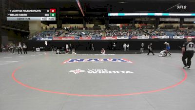 197 lbs Semifinal - 1 Garavous Kouekabakilaho, Grand View vs Omari Smith, Oklahoma City